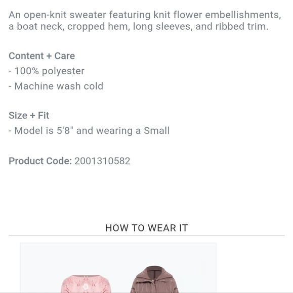 F21 open knit sweater - Picture 4 of 9